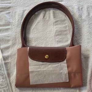 NWT Longchamp Large pink tea tote!!
